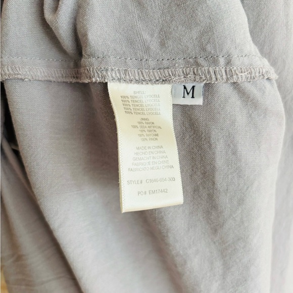 Anthro Cloth & Stone Gray Sleeveless Dress Medium - Picture 4 of 7